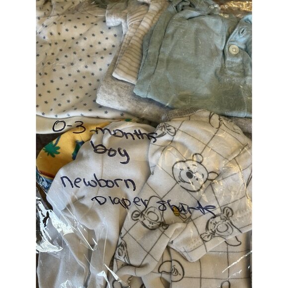 Lot Newborn/Infant (0-3 Months) Diaper Shirts - Picture 7 of 11